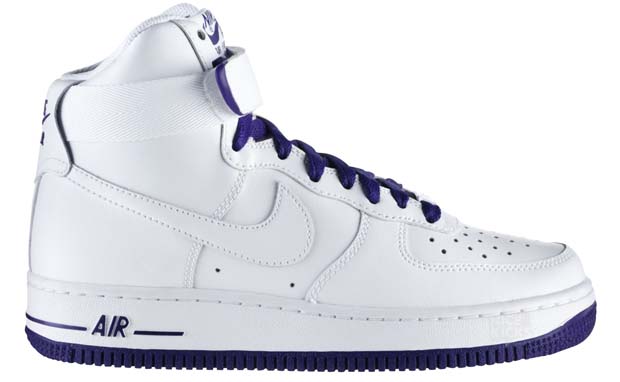 Nike Air Force 1 High LE White/Club Purple